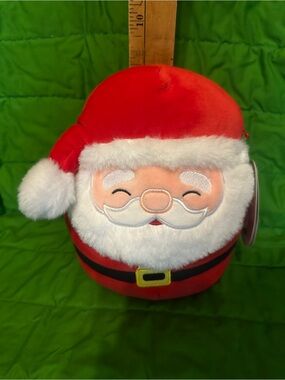 #1364 SquishMallows-Nick- Plush Santa NWT
